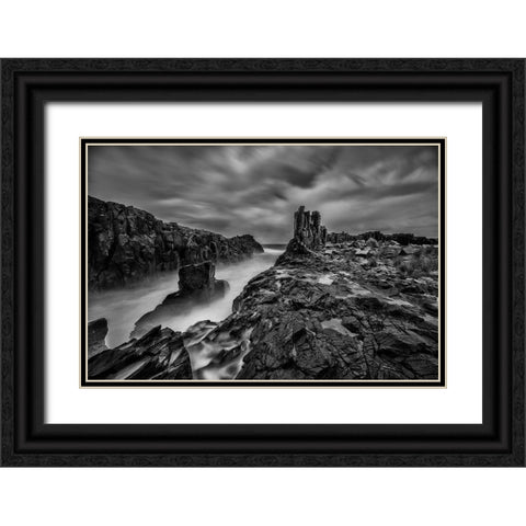 The Land Before Time Black Ornate Wood Framed Art Print with Double Matting by Sowter, Ashley