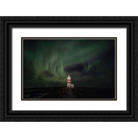 Travel Into A Lighthouse Black Ornate Wood Framed Art Print with Double Matting by Nunez Buj, Rodrigo