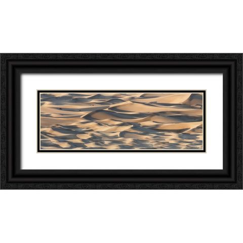 Sand Waves Black Ornate Wood Framed Art Print with Double Matting by Chapman, Michael