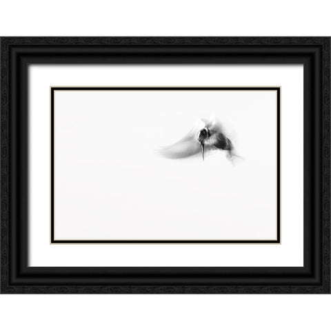 In...M O T I O N Black Ornate Wood Framed Art Print with Double Matting by Elkahlawi, Ahmed