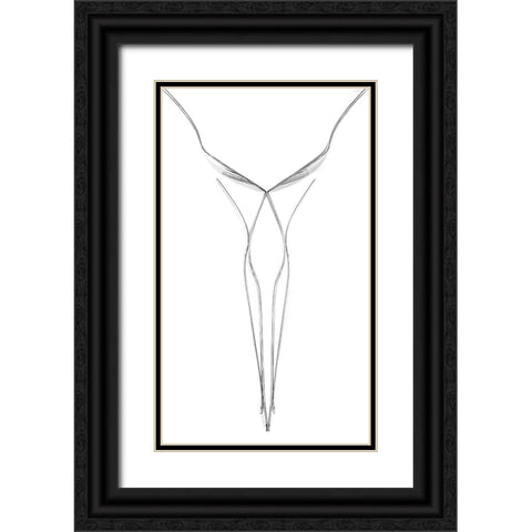 Female Figure Black Ornate Wood Framed Art Print with Double Matting by Allmaier, Michael