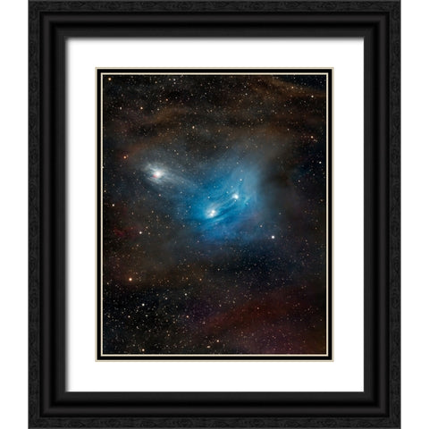 Vdb 102 Black Ornate Wood Framed Art Print with Double Matting by Chander, Vikas