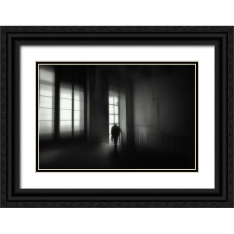So Much And So Little Black Ornate Wood Framed Art Print with Double Matting by Pimenta, Jorge
