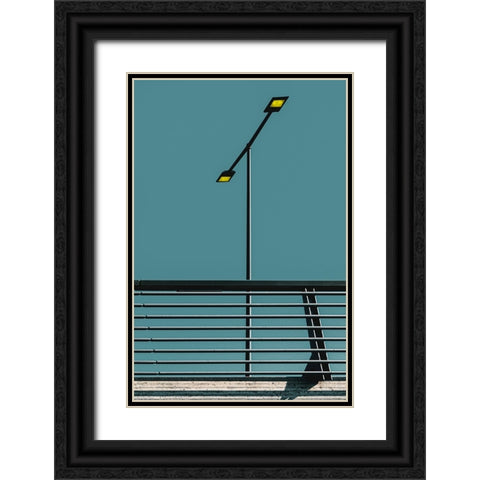 Daylight Black Ornate Wood Framed Art Print with Double Matting by Ruckert, Stephan