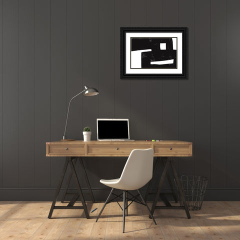 I was never there Black Ornate Wood Framed Art Print with Double Matting by uplusmestudio