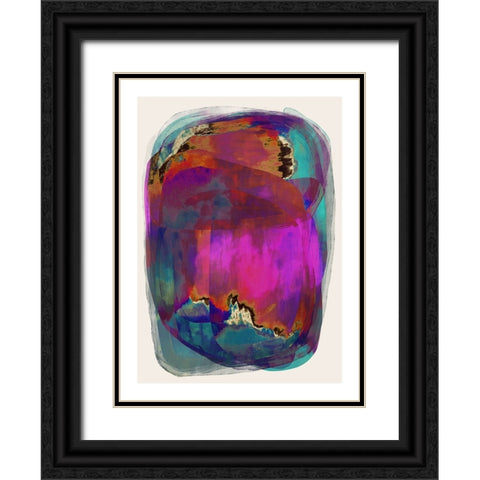 Planet X Black Ornate Wood Framed Art Print with Double Matting by Treechild