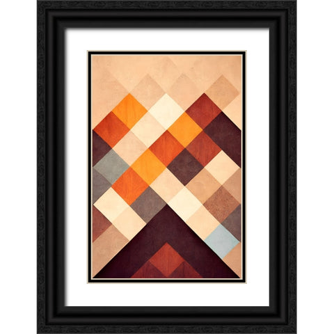 The Pyramid Black Ornate Wood Framed Art Print with Double Matting by Treechild
