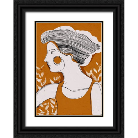 A Day In October Black Ornate Wood Framed Art Print with Double Matting by Treechild