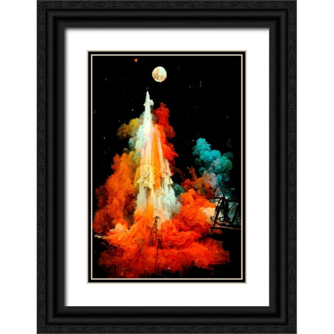 The Launch Black Ornate Wood Framed Art Print with Double Matting by Treechild