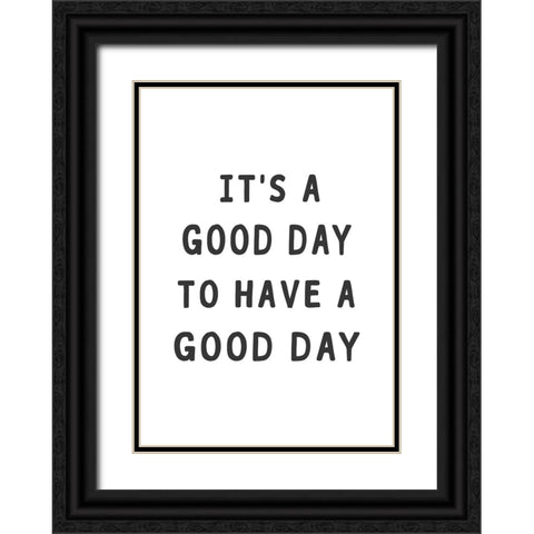 Good Day Black Ornate Wood Framed Art Print with Double Matting by Pienaar, Kathrin