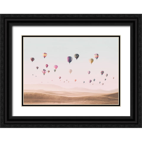 Around the World Black Ornate Wood Framed Art Print with Double Matting by Pienaar, Kathrin