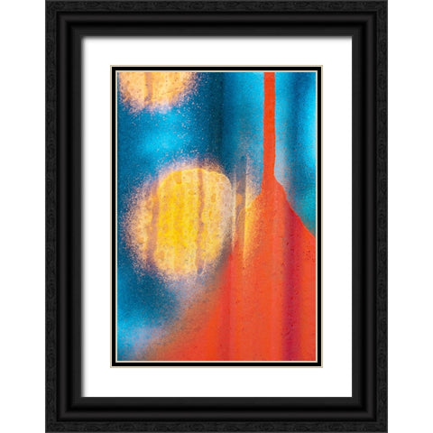 Untitled Black Ornate Wood Framed Art Print with Double Matting by Ali Amir, Abbas