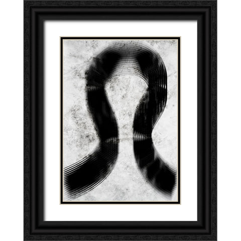 Drift Black Ornate Wood Framed Art Print with Double Matting by Elmoudden, Omar