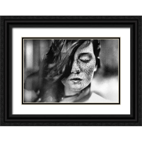 Hopes Unseen Black Ornate Wood Framed Art Print with Double Matting by Hur, Lars