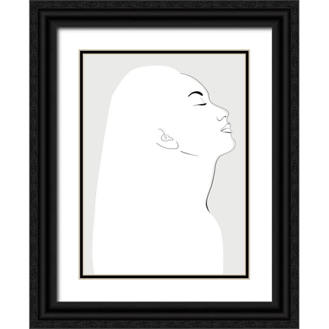 Orli portrait Black Ornate Wood Framed Art Print with Double Matting by Laiz Blursbyai, Rosana