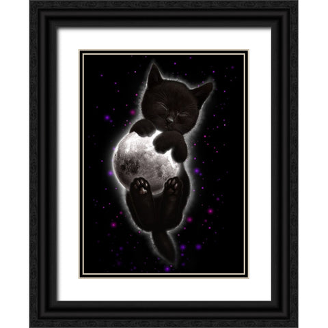 Norma Black Ornate Wood Framed Art Print with Double Matting by Lawless, Adam