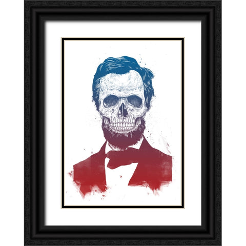 Dead Lincoln Black Ornate Wood Framed Art Print with Double Matting by Solti, Balazs