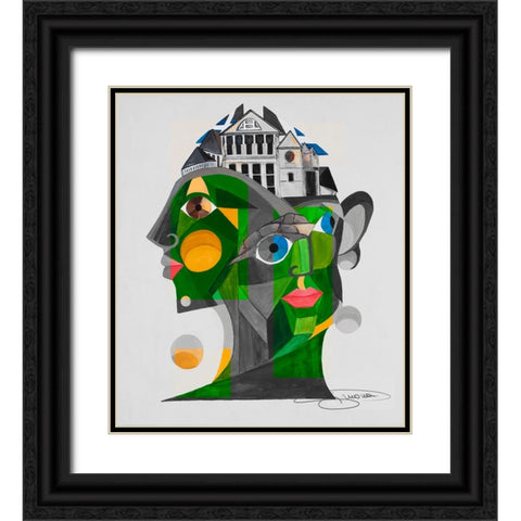 St. Andrews- Home of Golf Black Ornate Wood Framed Art Print with Double Matting by Florea, Simona