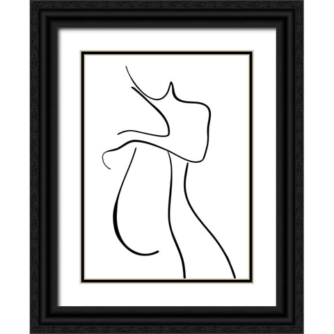 Daydreaming I Black Ornate Wood Framed Art Print with Double Matting by Laiz Blursbyai, Rosana