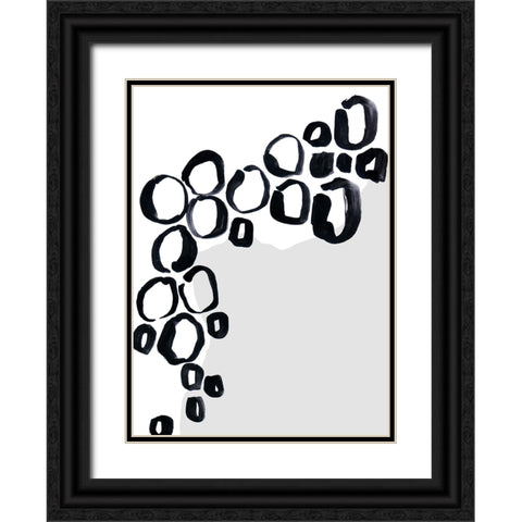 Baigh I Black Ornate Wood Framed Art Print with Double Matting by Laiz Blursbyai, Rosana