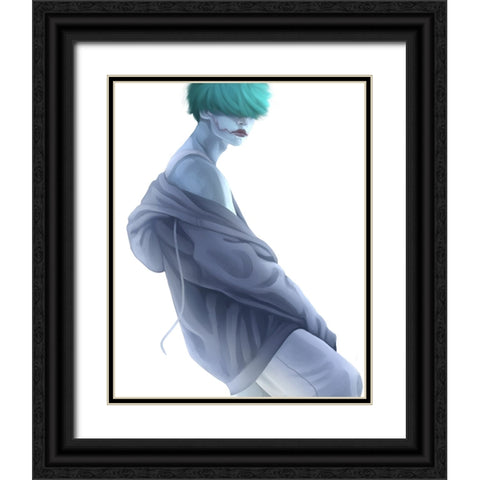 Rajiv Black Ornate Wood Framed Art Print with Double Matting by Griesel, Jolene