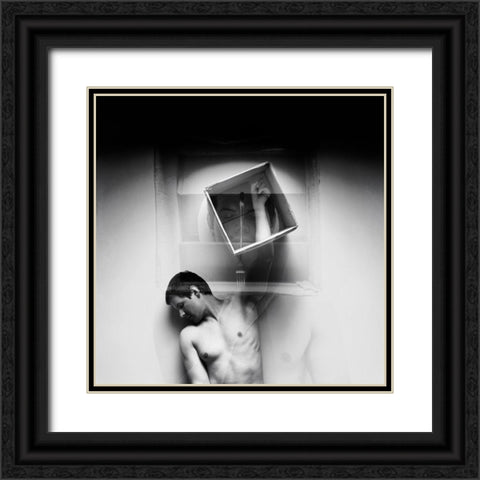 Untitled Black Ornate Wood Framed Art Print with Double Matting by Vasiliev-Apostol, Yaroslav