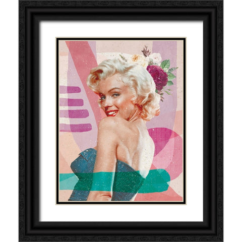 Marilyn is Back Black Ornate Wood Framed Art Print with Double Matting by Demir, Aylin