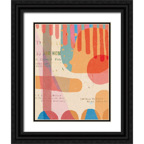 Hot off the Press Black Ornate Wood Framed Art Print with Double Matting by Demir, Aylin