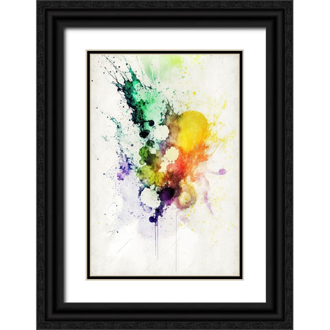 Fluid Dreams Black Ornate Wood Framed Art Print with Double Matting by Mauro