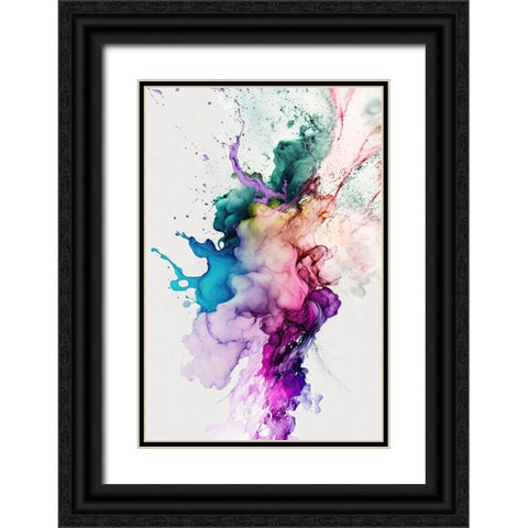 Mystical Haze Black Ornate Wood Framed Art Print with Double Matting by Mauro
