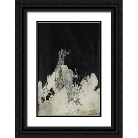 Unsettled Black Ornate Wood Framed Art Print with Double Matting by Hobday, Dan