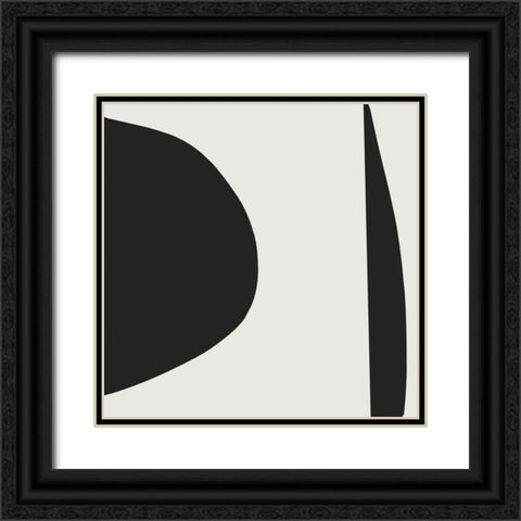 Minimal Black Ornate Wood Framed Art Print with Double Matting by Hobday, Dan