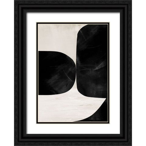 Night No2 Black Ornate Wood Framed Art Print with Double Matting by Hobday, Dan