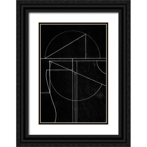 Buia Black Ornate Wood Framed Art Print with Double Matting by Hobday, Dan