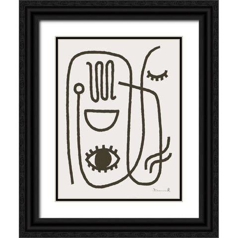 Get Going Black Ornate Wood Framed Art Print with Double Matting by Hobday, Dan