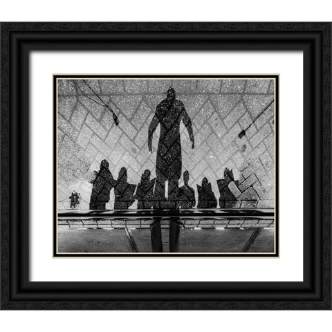 The Power Of The Song Black Ornate Wood Framed Art Print with Double Matting by Stefan, Jacek
