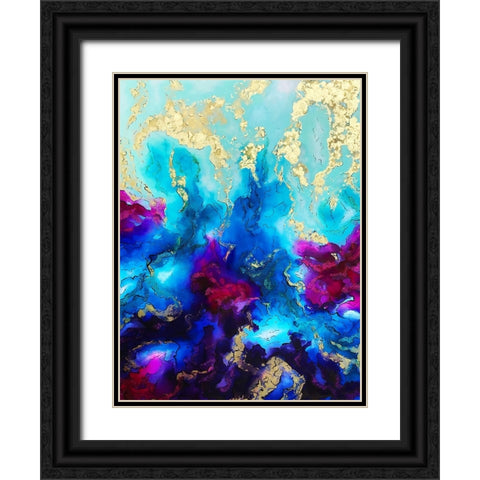 Andromeda Black Ornate Wood Framed Art Print with Double Matting by Storms, Alyson