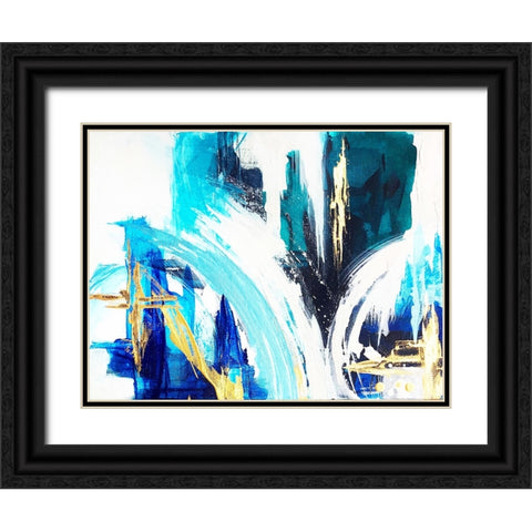 Angle Gold   A Black Ornate Wood Framed Art Print with Double Matting by Storms, Alyson
