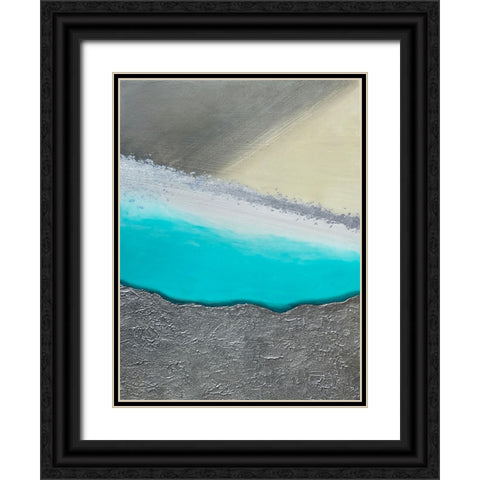 Desert Oasis 2 Black Ornate Wood Framed Art Print with Double Matting by Storms, Alyson