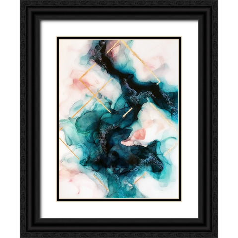 Illumination Black Ornate Wood Framed Art Print with Double Matting by Storms, Alyson