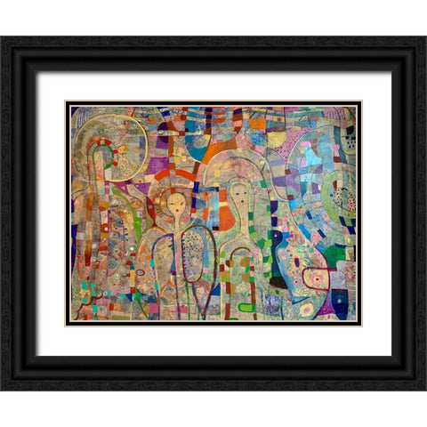 Angels Among Us 2020 Black Ornate Wood Framed Art Print with Double Matting by Loebelsohn, Alise