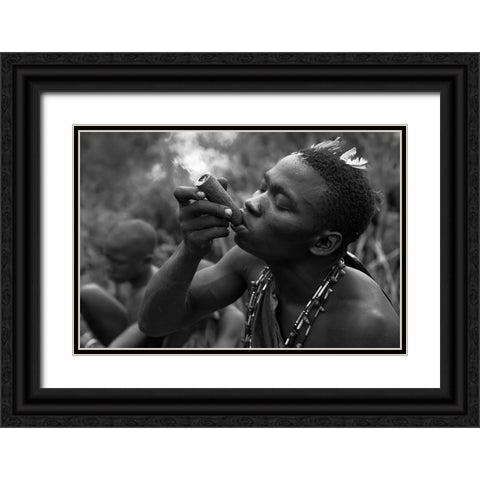 This Is The Beginning Of The End Black Ornate Wood Framed Art Print with Double Matting by Eichelberg, Amnon