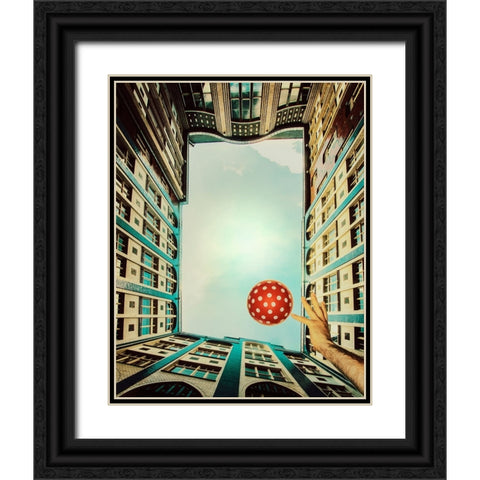 Play It! Black Ornate Wood Framed Art Print with Double Matting by ambra