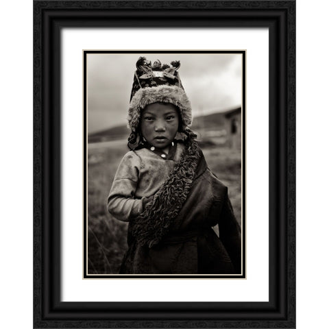 The Little Prince Black Ornate Wood Framed Art Print with Double Matting by Marino, Nicolas