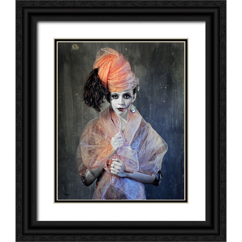 The Witch Black Ornate Wood Framed Art Print with Double Matting by Salim-Bhayangkara, M.