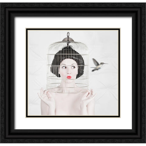 Escape Black Ornate Wood Framed Art Print with Double Matting by Andre Aasen, John