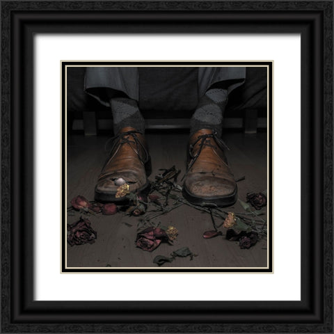 Bad Times For Poets Black Ornate Wood Framed Art Print with Double Matting by Gali, Marcos