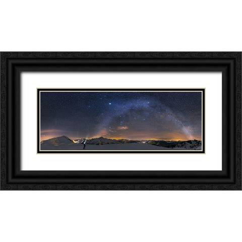 Under The Starbow Black Ornate Wood Framed Art Print with Double Matting by Nicholas Roemmelt, Dr.