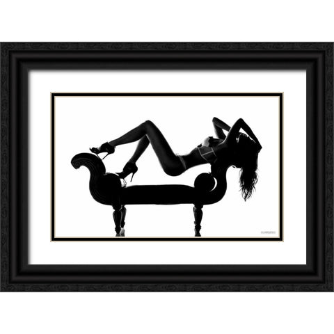 Kinky Boots Black Ornate Wood Framed Art Print with Double Matting by Scharrenbroich, Marcus