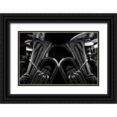 Untitled Black Ornate Wood Framed Art Print with Double Matting by nebula